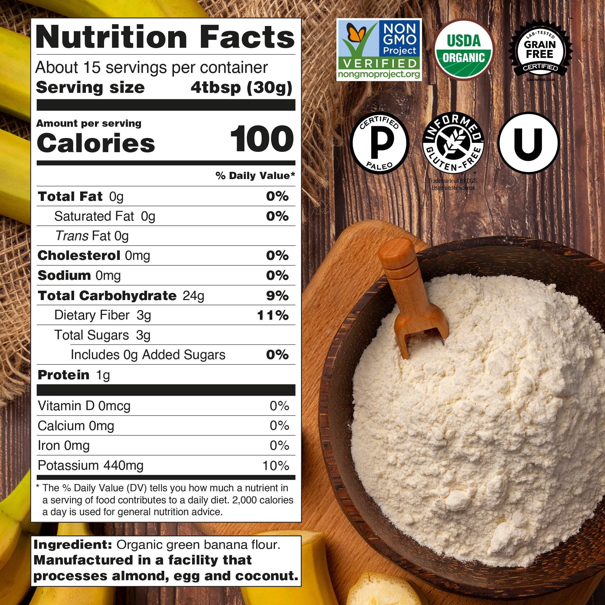 Organic Banana Flour