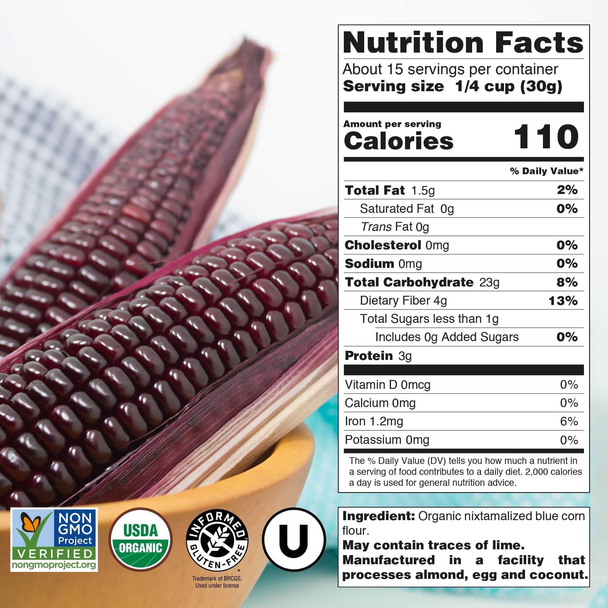 Organic Blue Corn