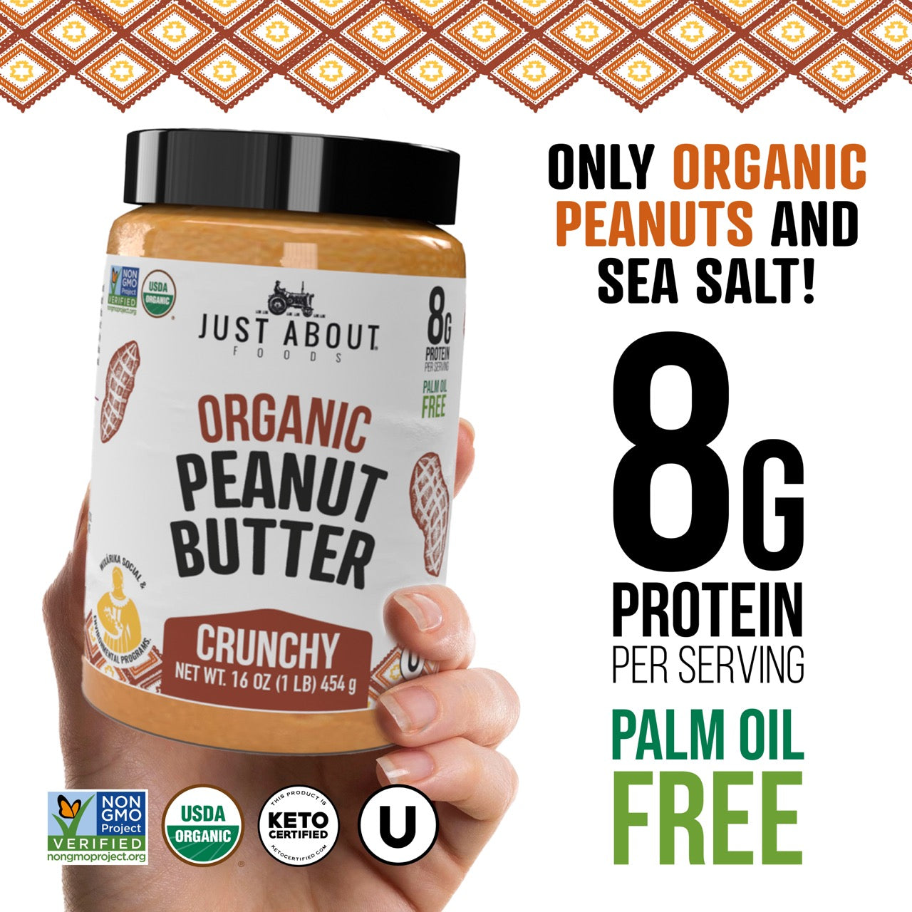 Organic Peanut Butter Crunchy
