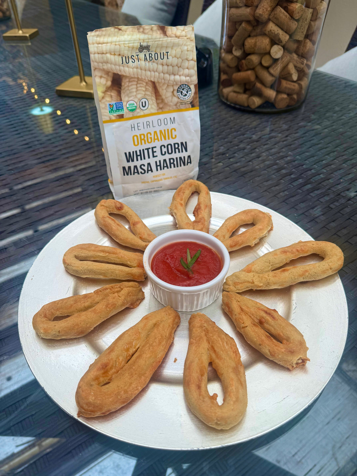 Corn & Cheese Rings (Air Fryer)