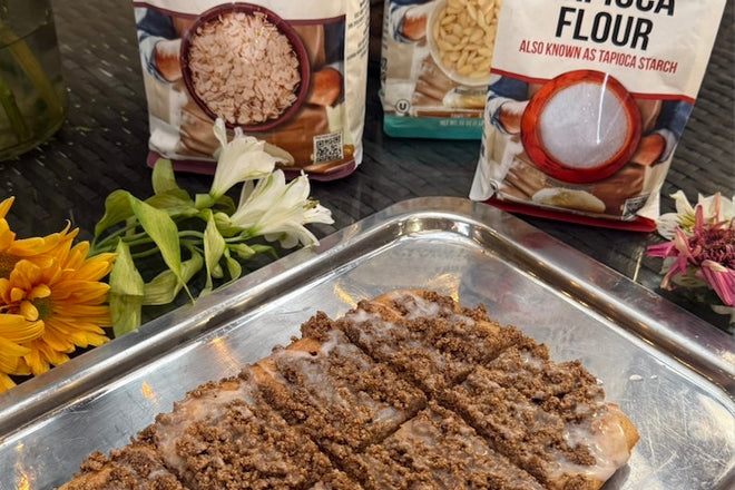 Almond Oat Coffee Cake