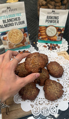Almond Walnut Chocolate Cookies