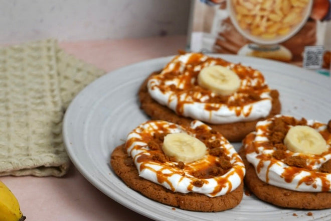 Banoffee cookies