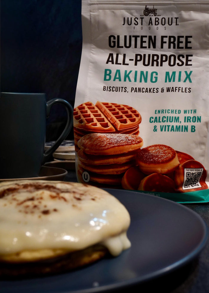 CINNAMON ROLL PANCAKES