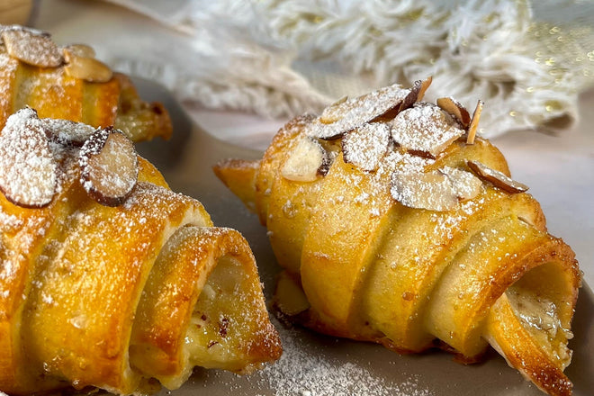 Gluten Free Almond Croissants