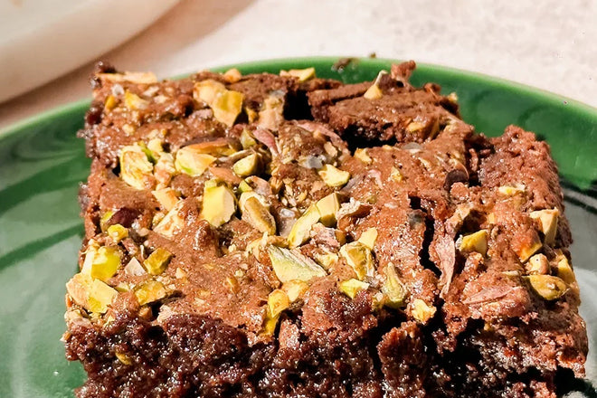 Pistachio brownies