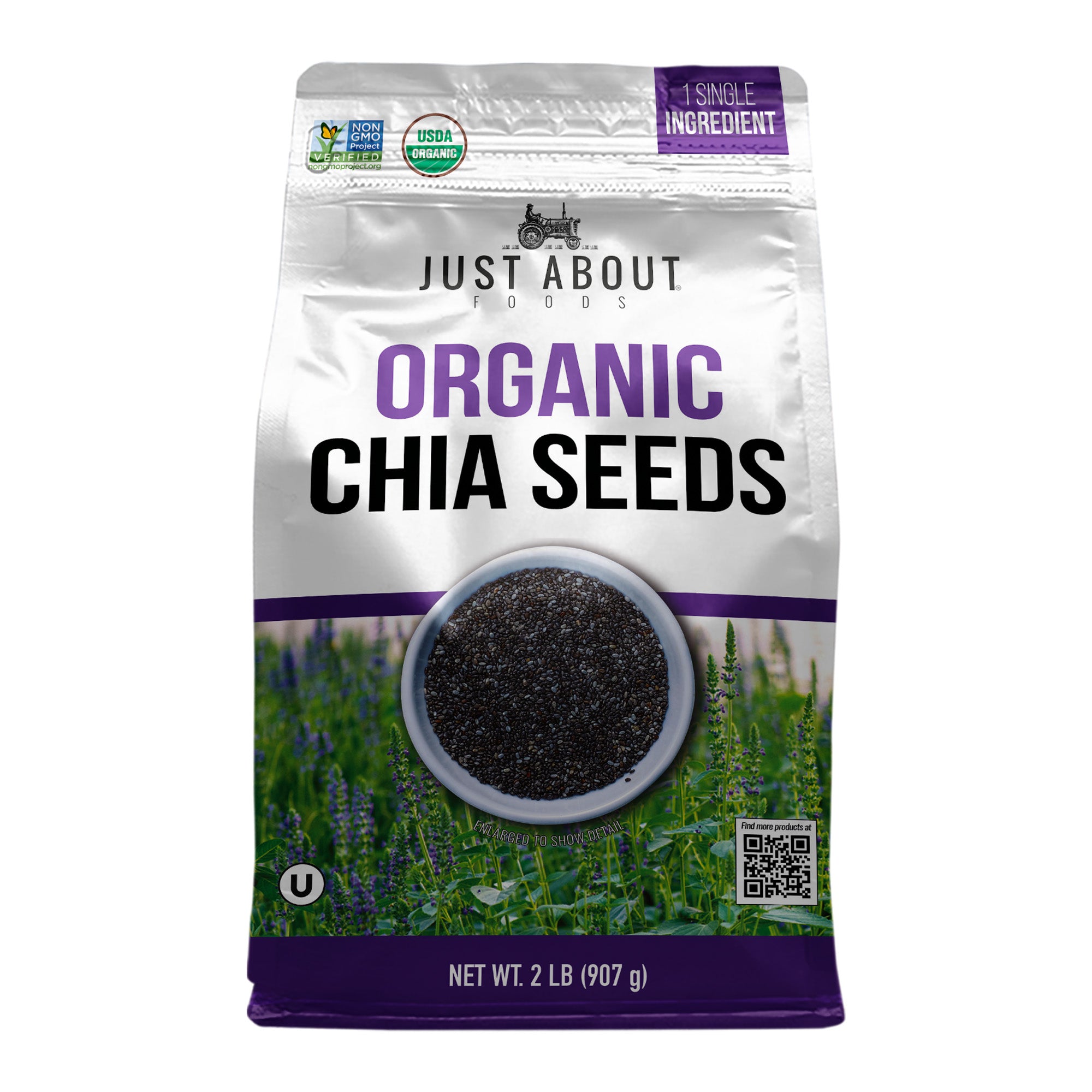Organic Chia Seeds (2lb)