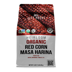 Heirloom Organic Red Corn Masa Harina 1lb