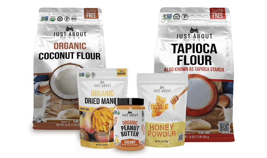 Just About Foods products