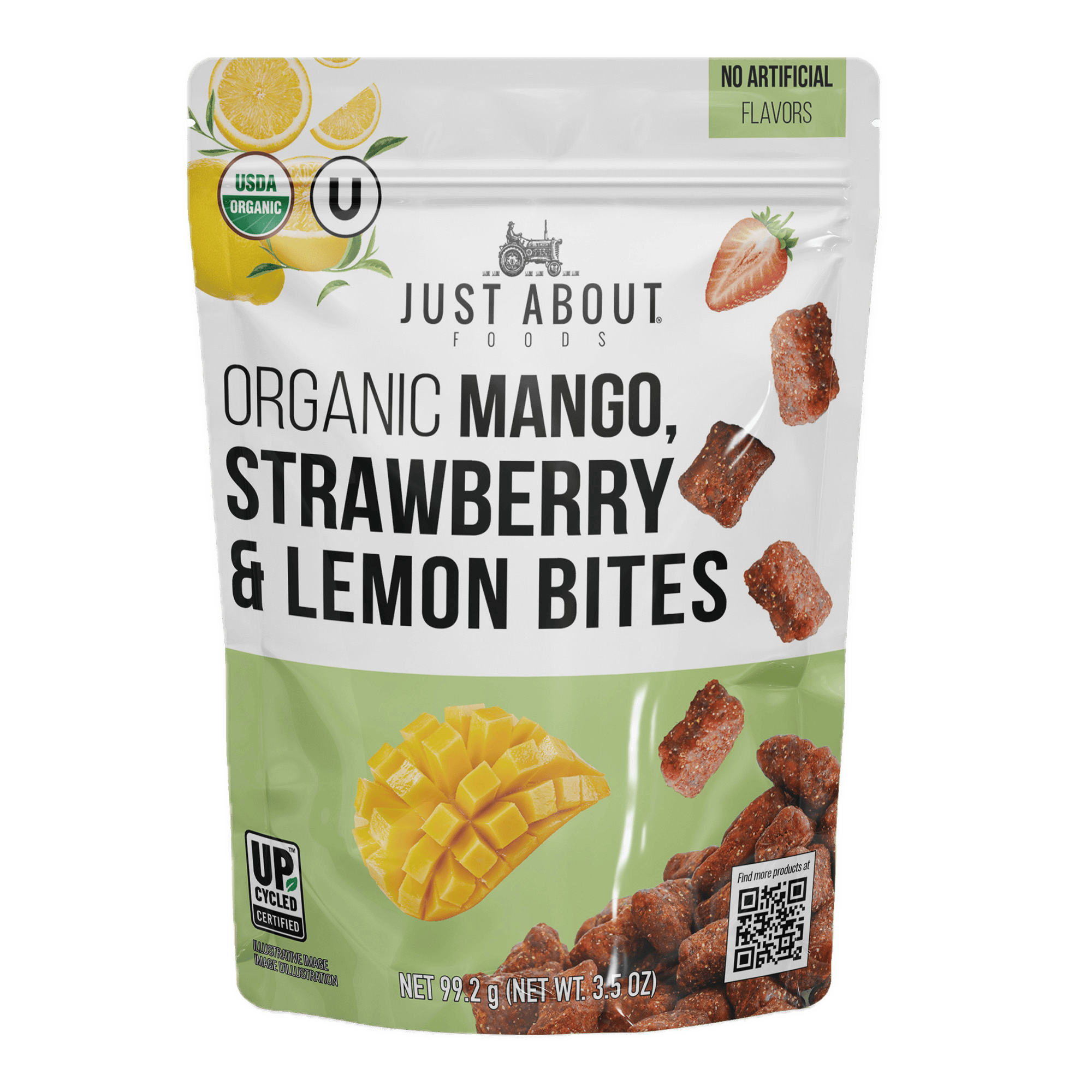 Organic Mango Strawberry Lemon Bites